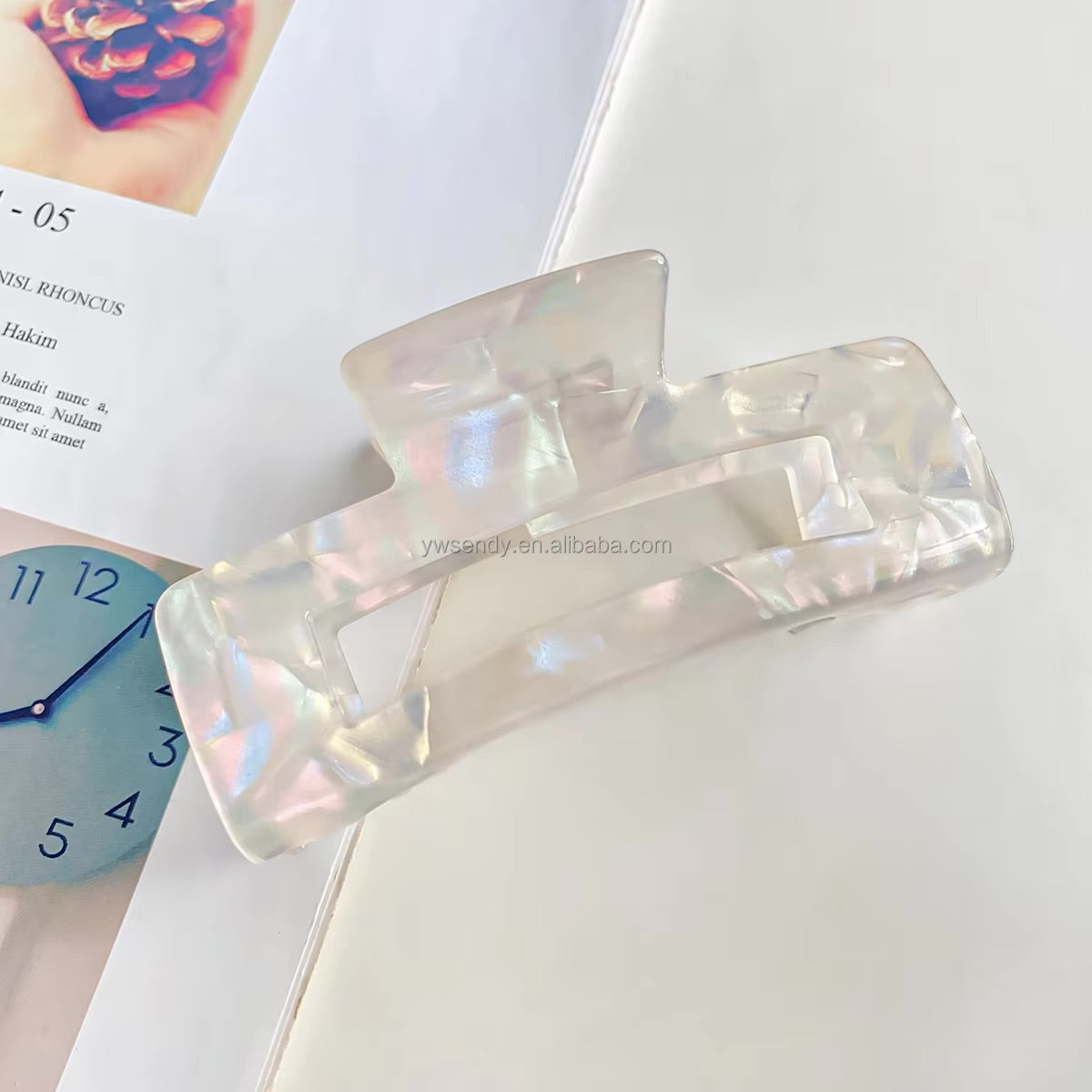 Eco-friendly Large Tortoise Shell Claw Clip